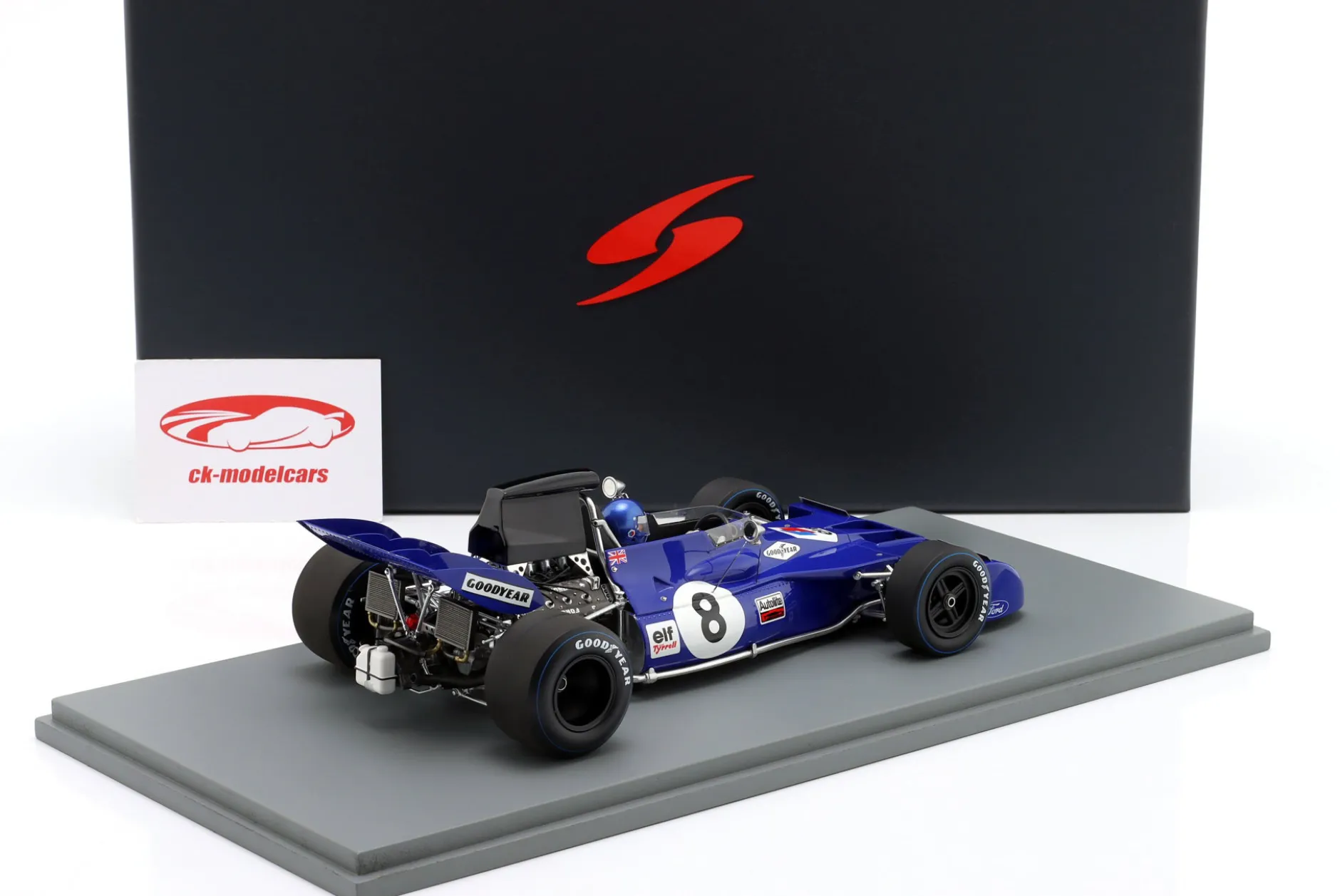 Patrick Depailler Tyrrell 004 #8 Frankreich GP Formel 1 1972 1:18 Spark