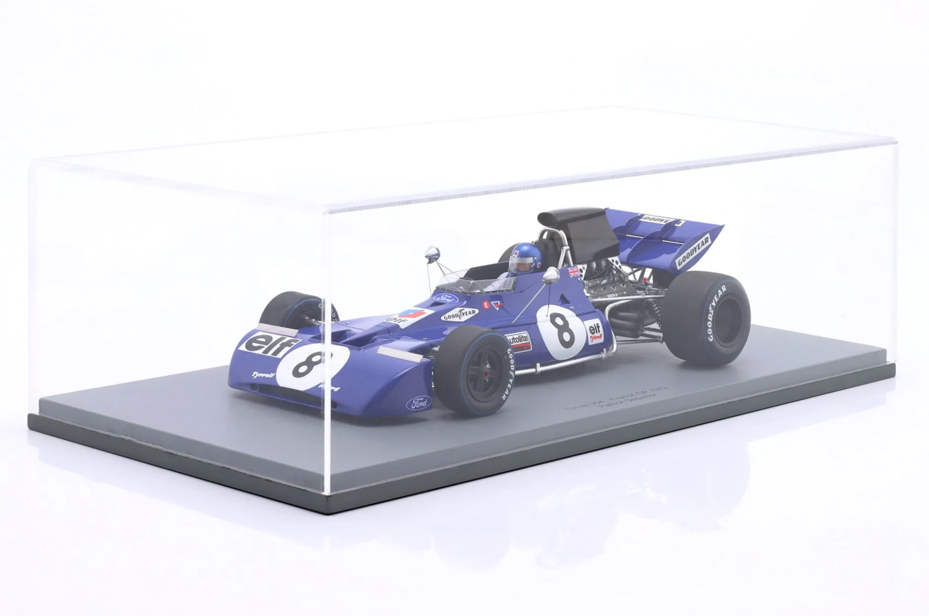 Patrick Depailler Tyrrell 004 #8 Frankreich GP Formel 1 1972 1:18 Spark