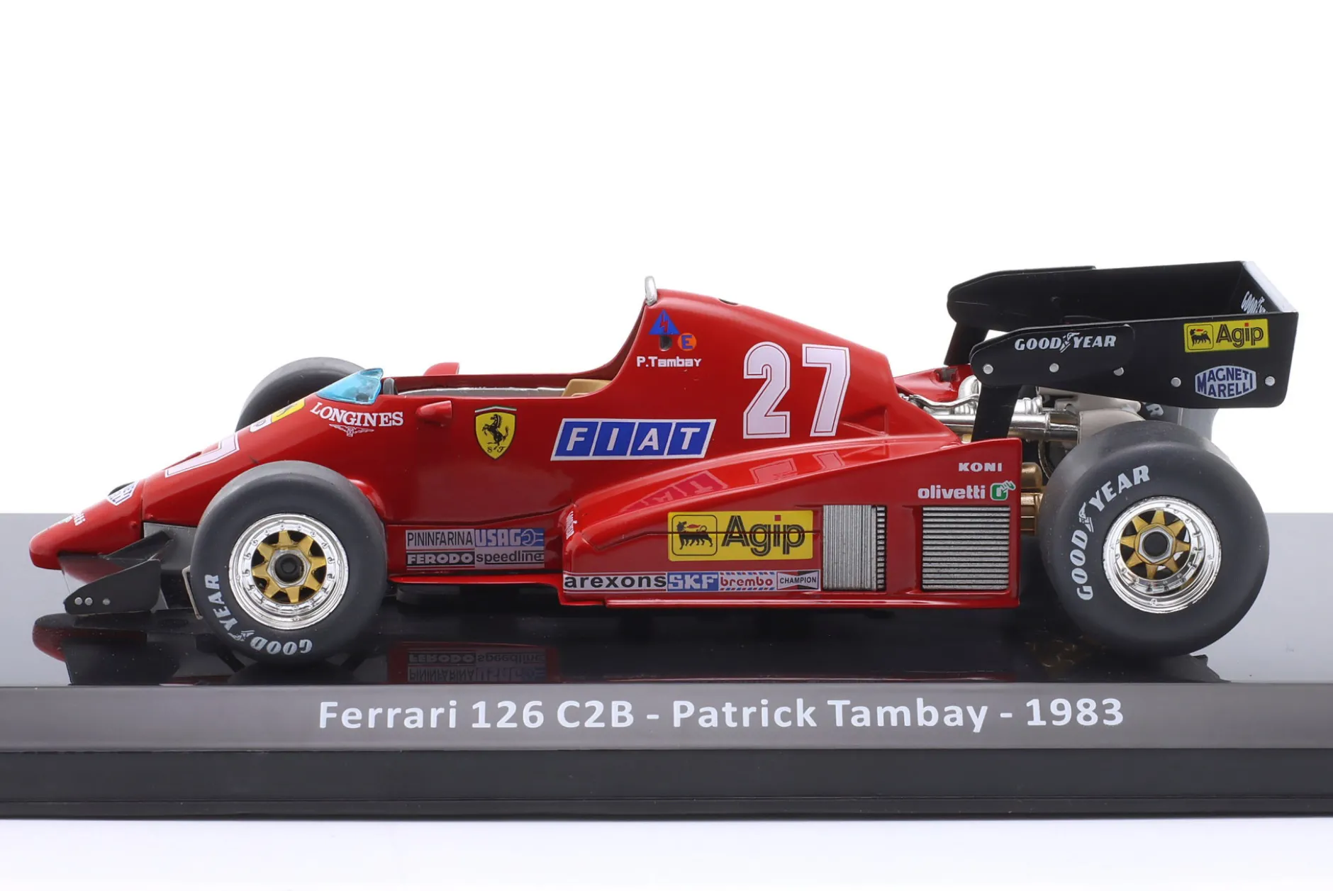 Patrick Tambay Ferrari 126C2B #27 Formel 1 1983 1:24 Premium Collectibles