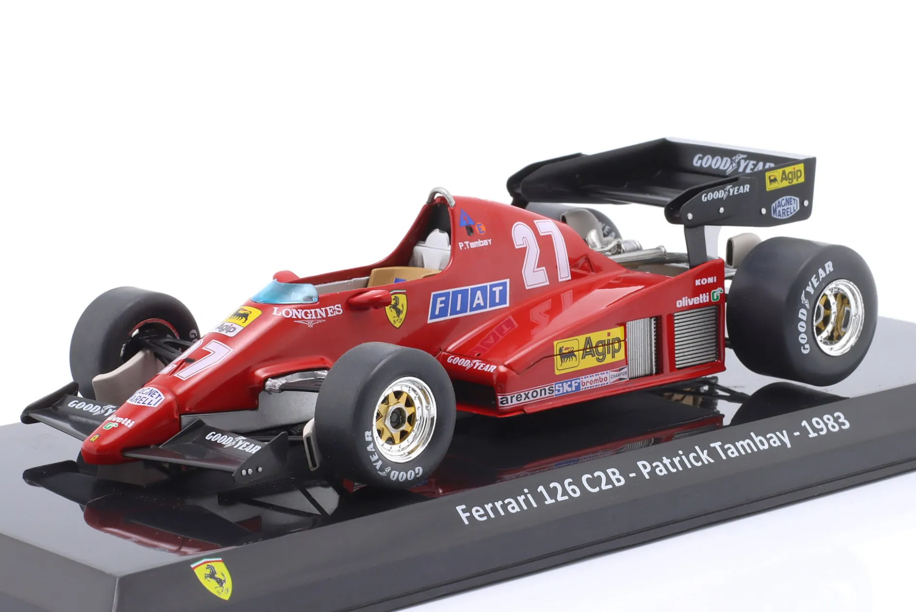 Patrick Tambay Ferrari 126C2B #27 Formel 1 1983 1:24 Premium Collectibles