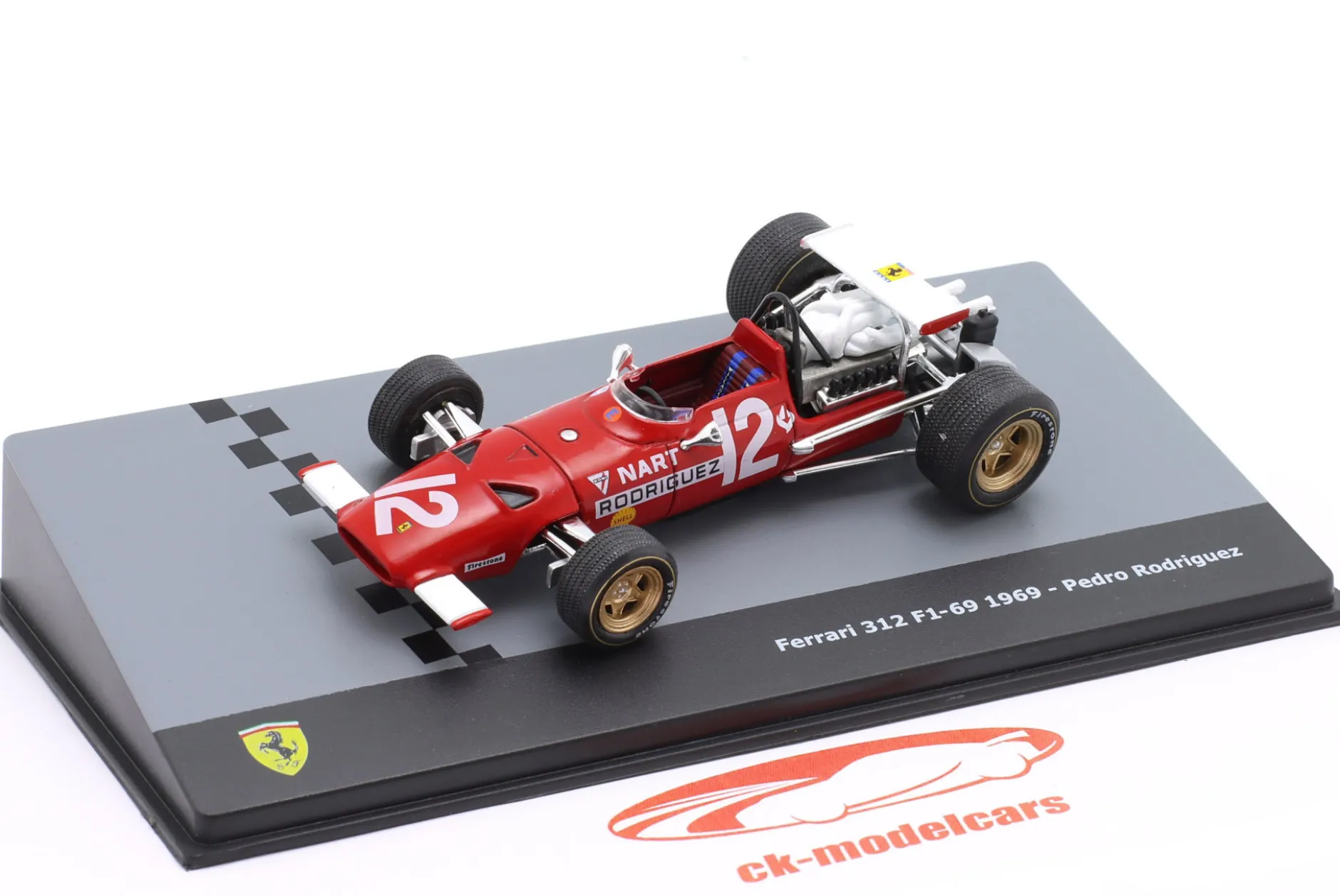 Pedro Rodriguez Ferrari 312 #12 Formel 1 1969 1:43 Altaya
