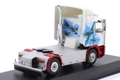 Pegaso Troner Sattelzugmaschine Baujahr 1990 weiß / rot / Dekor 1:43 Hachette