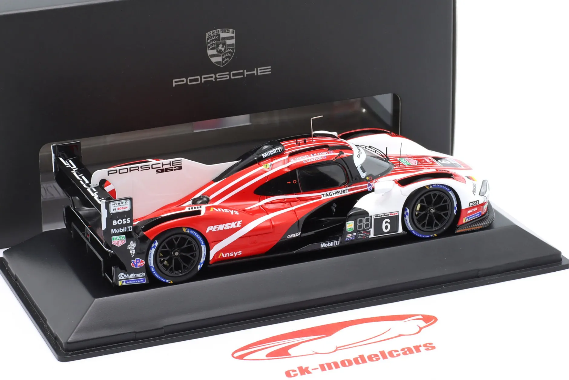Penske Porsche 963 #6 24h Daytona 2023 Cameron, Jaminet, Tandy 1:43 Spark