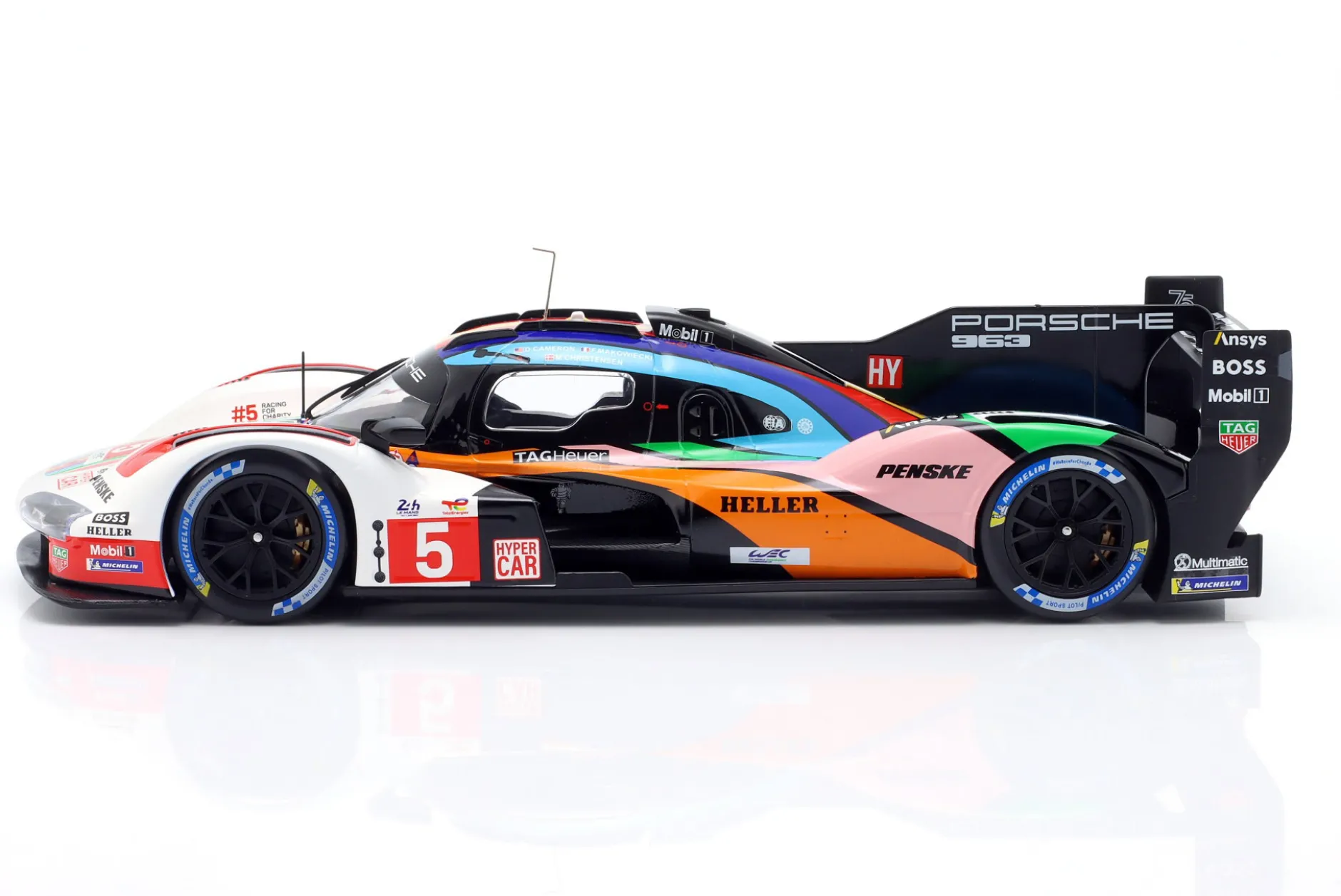Penske Porsche 963 #5 24h LeMans 2023 Cameron, Christensen, Makowiecki 1:18 Ixo