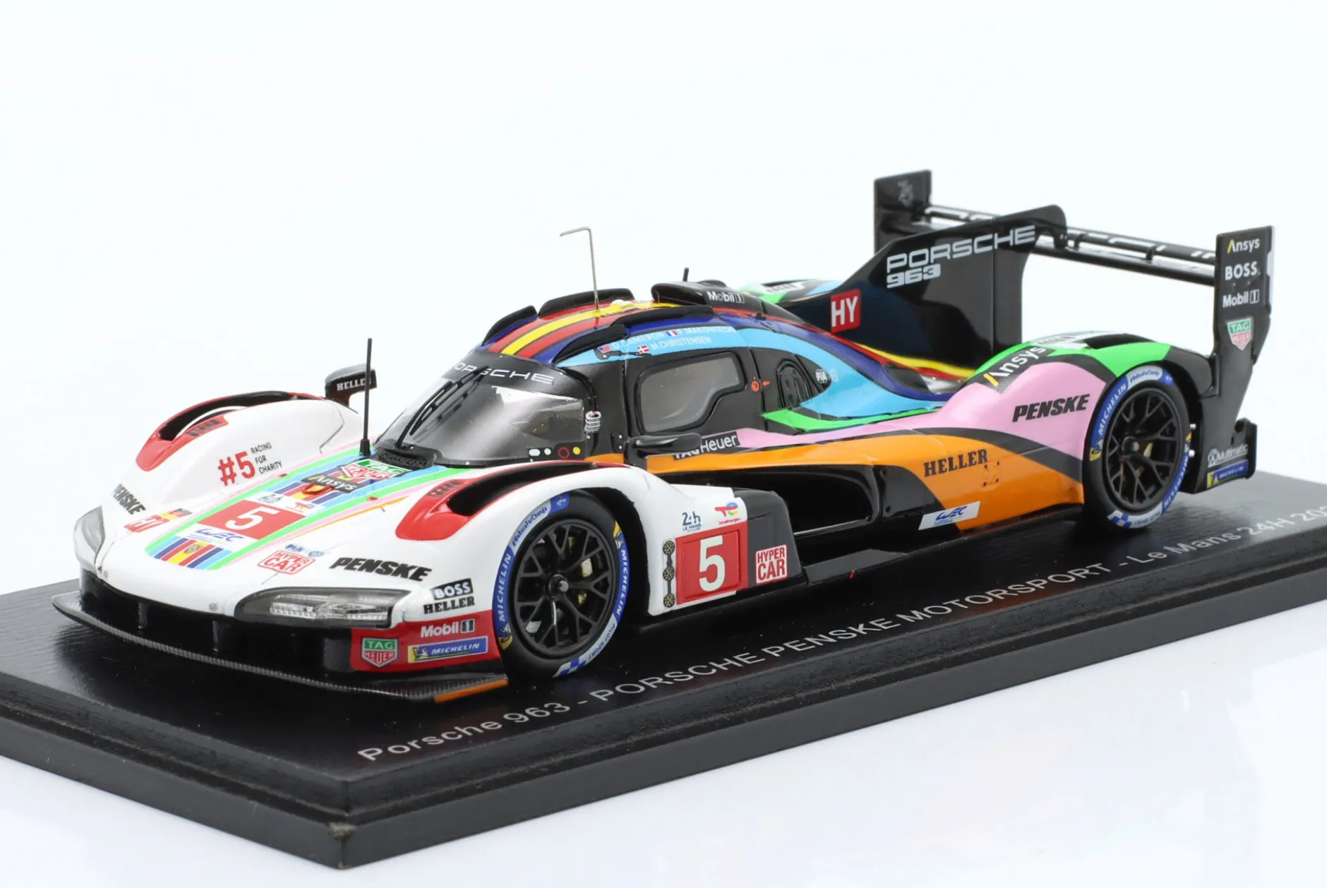 Penske Porsche 963 #5 24h LeMans 2023 Cameron, Christensen, Makowiecki 1:43 Spark