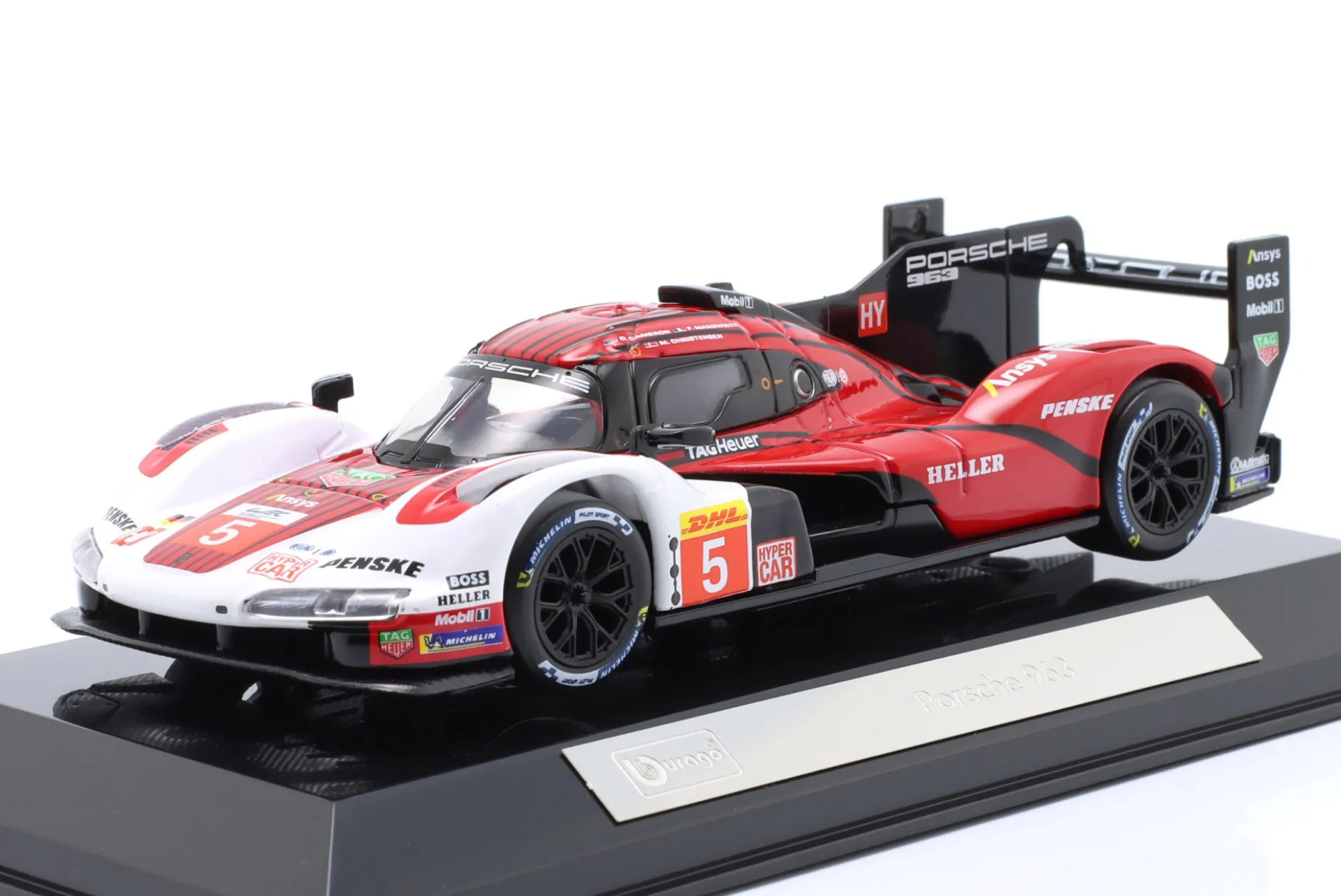 Penske Porsche 963 #5 24h LeMans 2023 Cameron, Christensen, Makowiecki 1:43 Bburago