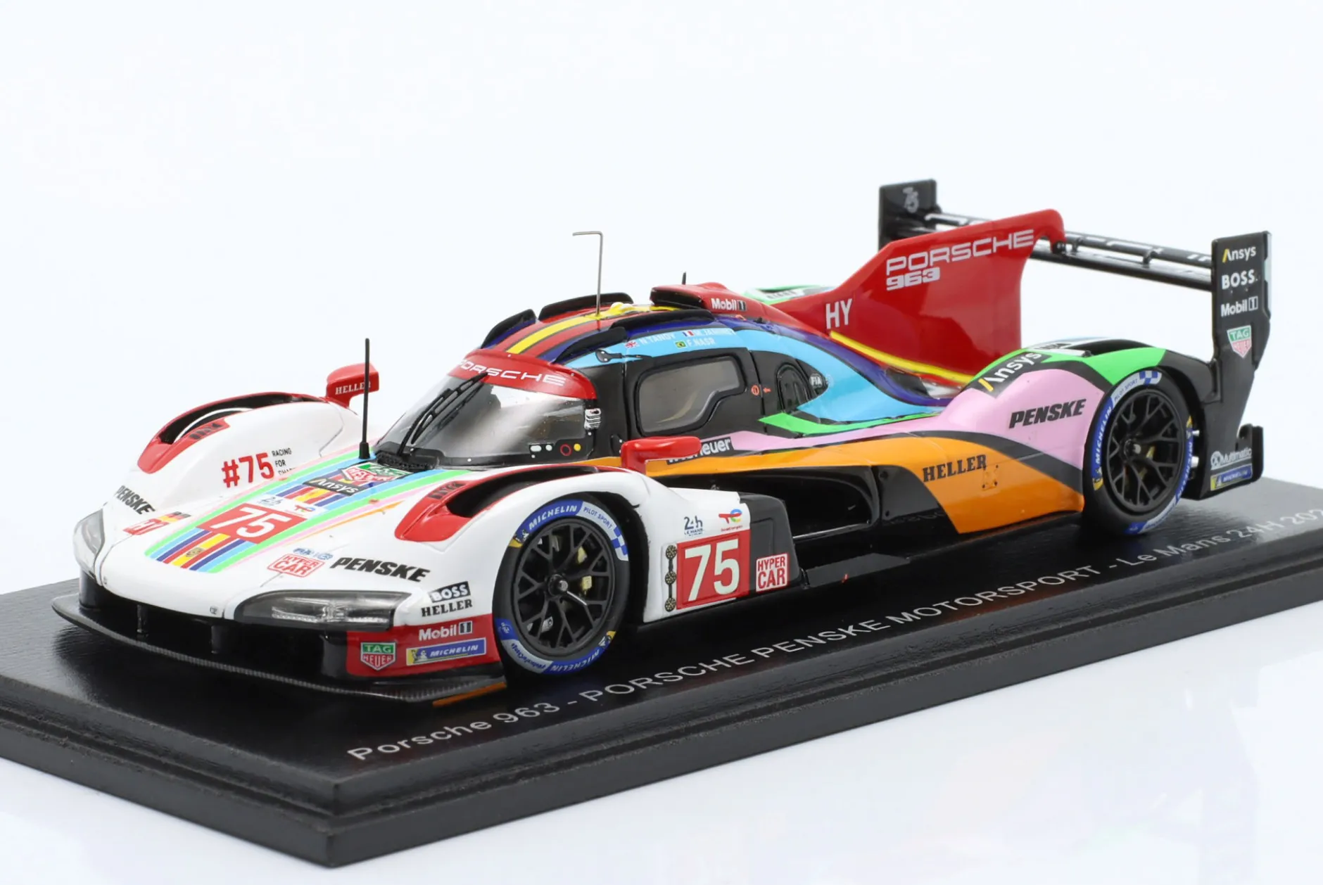 Penske Porsche 963 #75 24h LeMans 2023 Jaminet, Nasr, Tandy 1:43 Spark