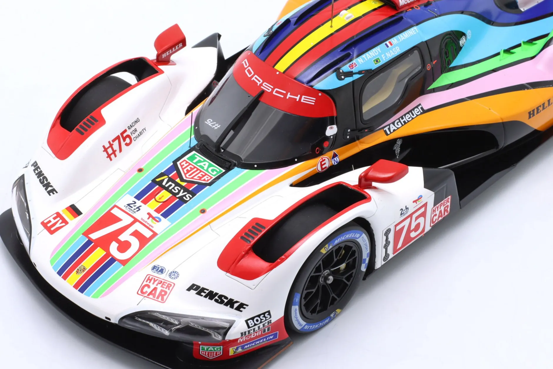 Penske Porsche 963 #75 24h LeMans 2023 Jaminet, Nasr, Tandy 1:18 Spark