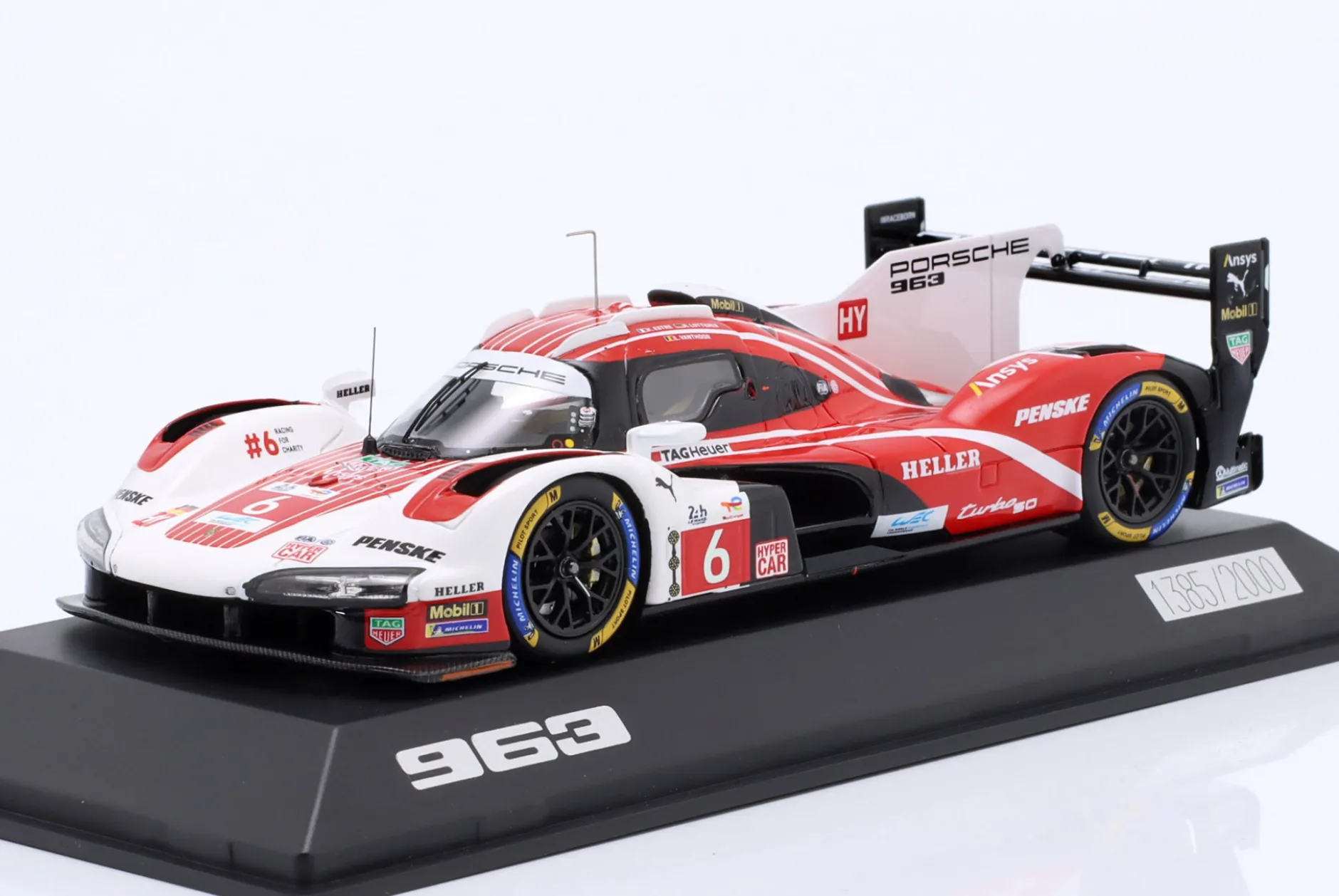 Penske Porsche 963 #6 4th 24h LeMans 2024 Estre, Lotterer, Vanthoor 1:43 Spark