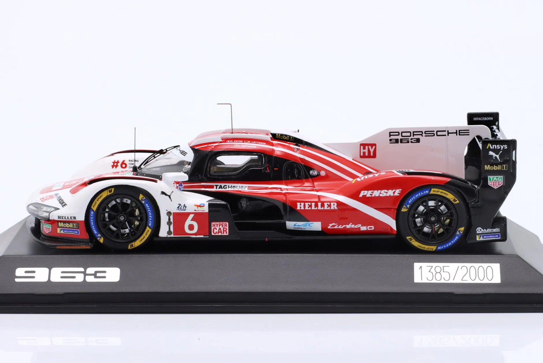 Penske Porsche 963 #6 4th 24h LeMans 2024 Estre, Lotterer, Vanthoor 1:43 Spark