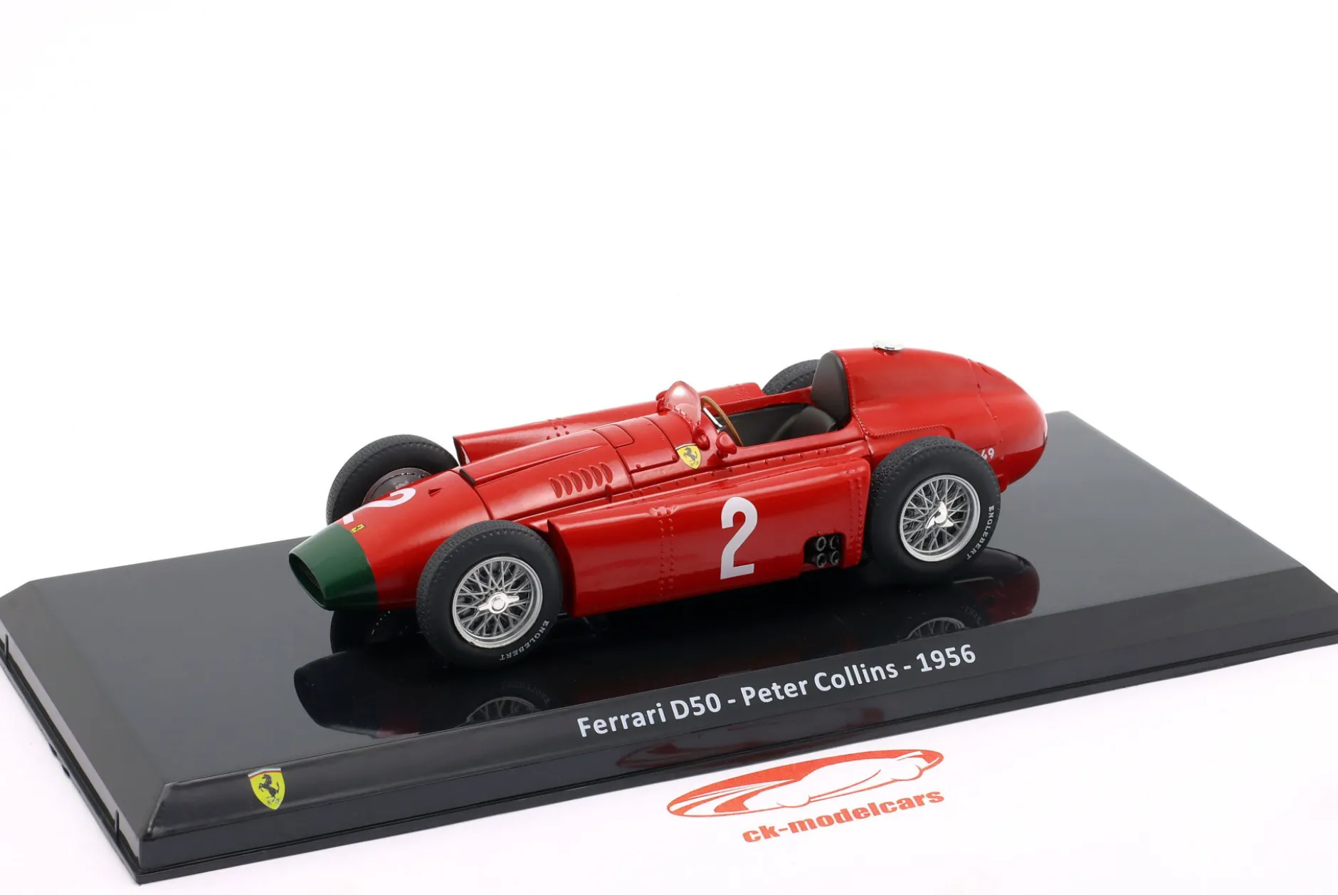 Peter Collins Ferrari D50 #2 Formel 1 1956 1:24 Premium Collectibles