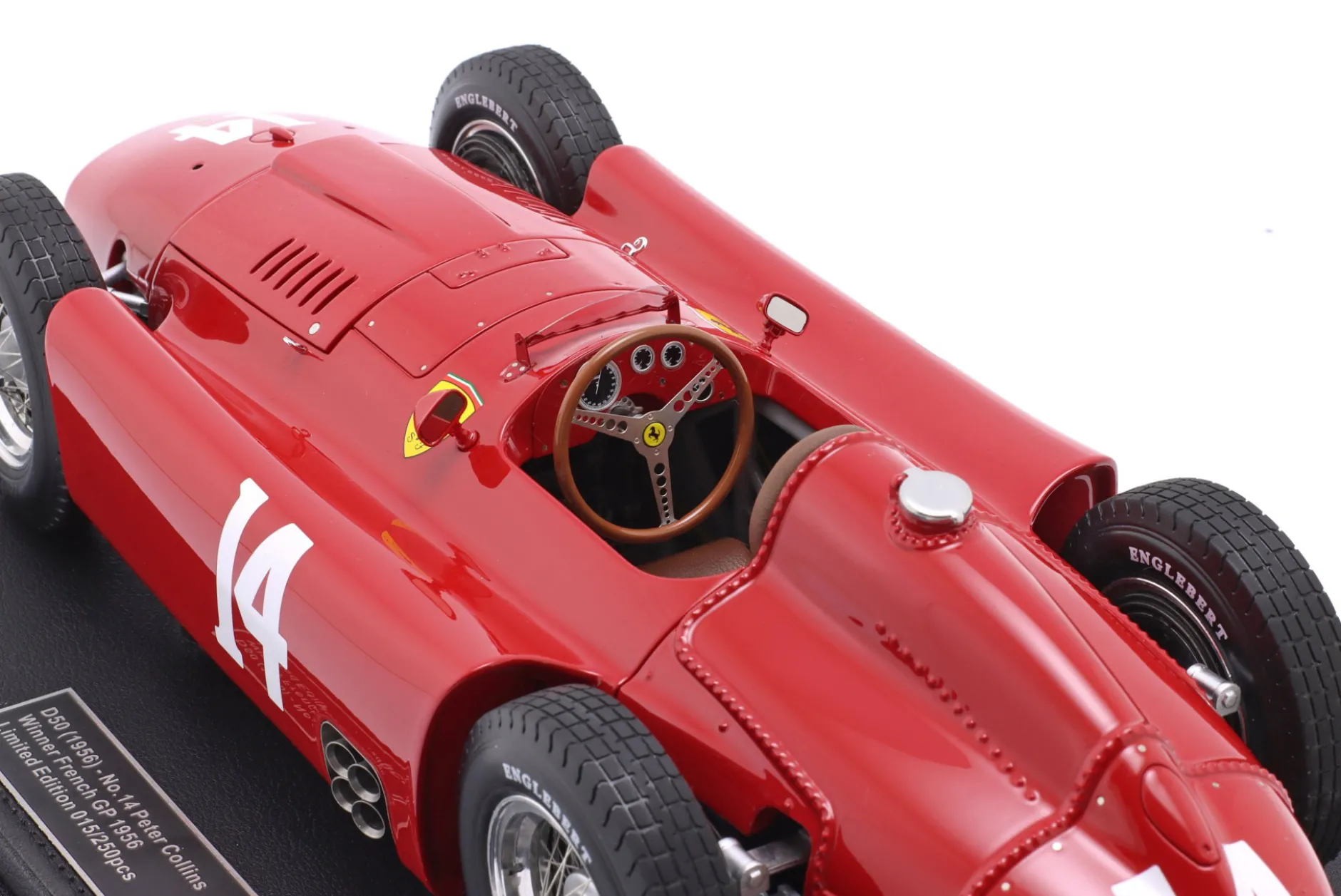 Peter Collins Ferrari D50 #14 Sieger Frankreich GP Formel 1 1956 1:12 GP Replicas