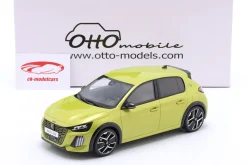 Peugeot E-208 GT Baujahr 2024 Agueda gelb 1:18 OttOmobile