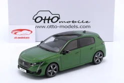 Peugeot 308 GT Baujahr 2022 olivgrün 1:18 OttOmobile