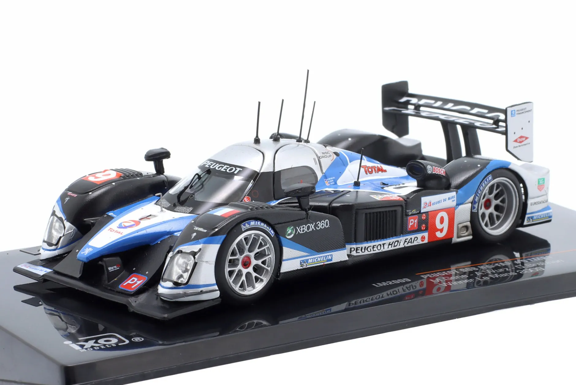 Peugeot 908 HDi FAP #9 Sieger 24h LeMans 2009 Brabham, Gene, Wurz 1:43 Ixo
