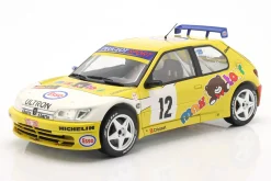 Peugeot 306 Maxi #12 9th Rallye du Condroz 1997 van de Wauwer, Vanderschueren 1:18 Solido