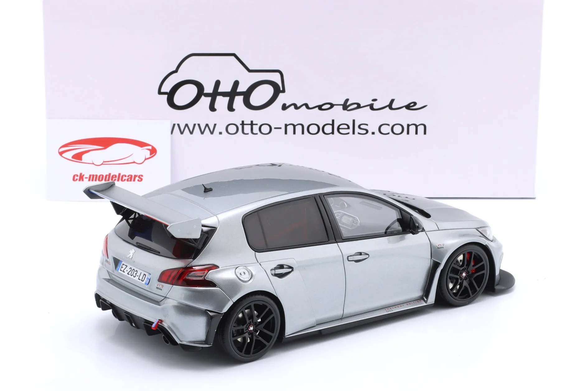 Peugeot 308 RC BYFACTORY 2020 artense grau 1:18 OttOmobile