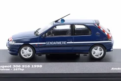 Peugeot 306 S16 Gendarmerie 1998 blau 1:43 Solido