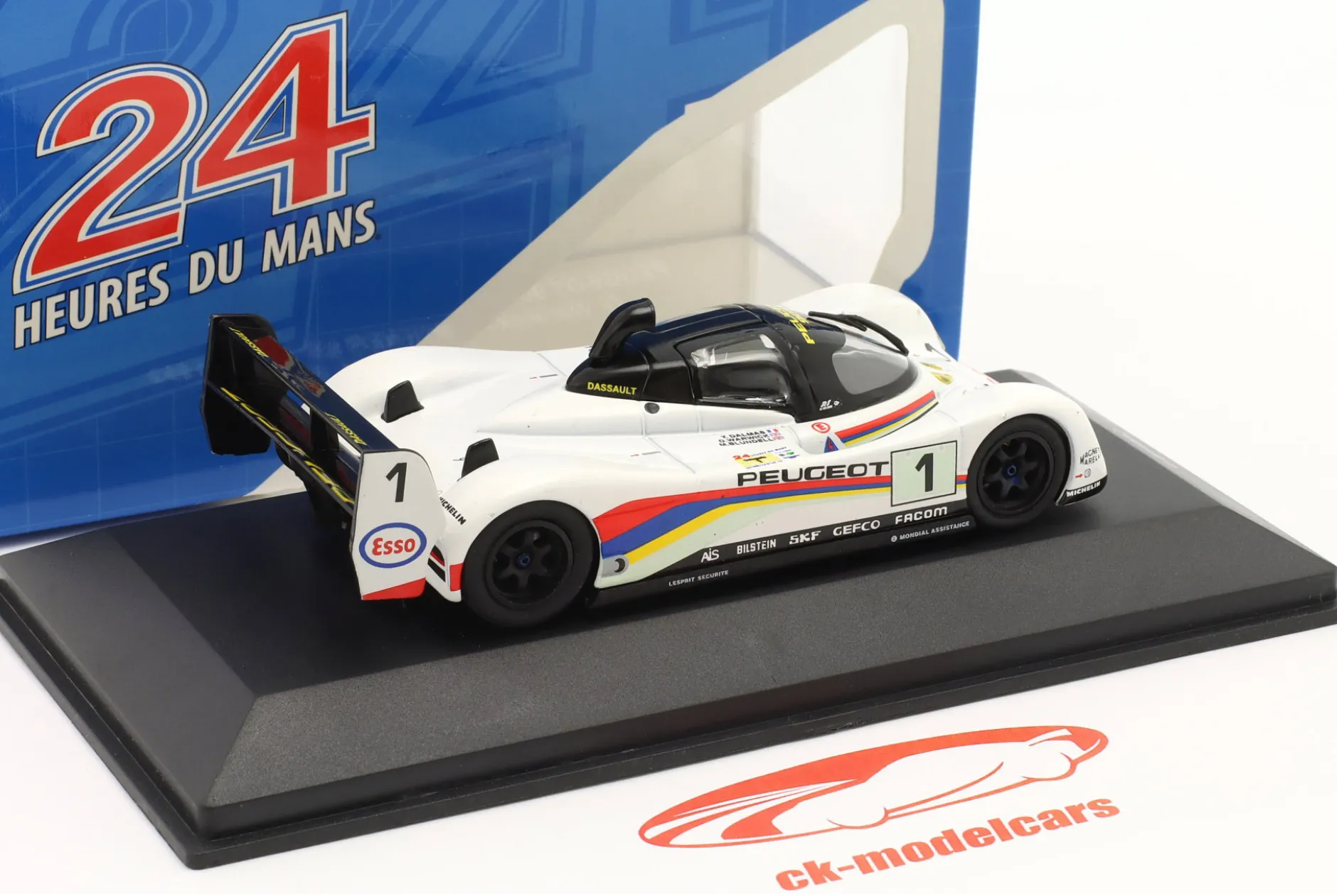 Peugeot 905 #1 Sieger 24h LeMans 1992 Dalmas, Warwick, Blundell 1:43 Ixo