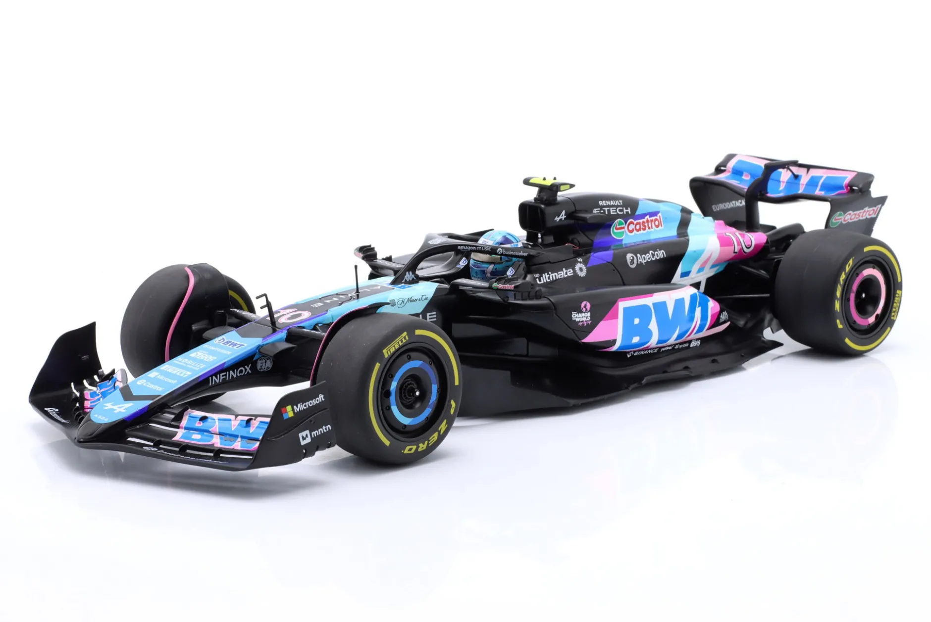 Pierre Gasly Alpine A524 #10 Monaco GP Formel 1 2024 1:18 Solido