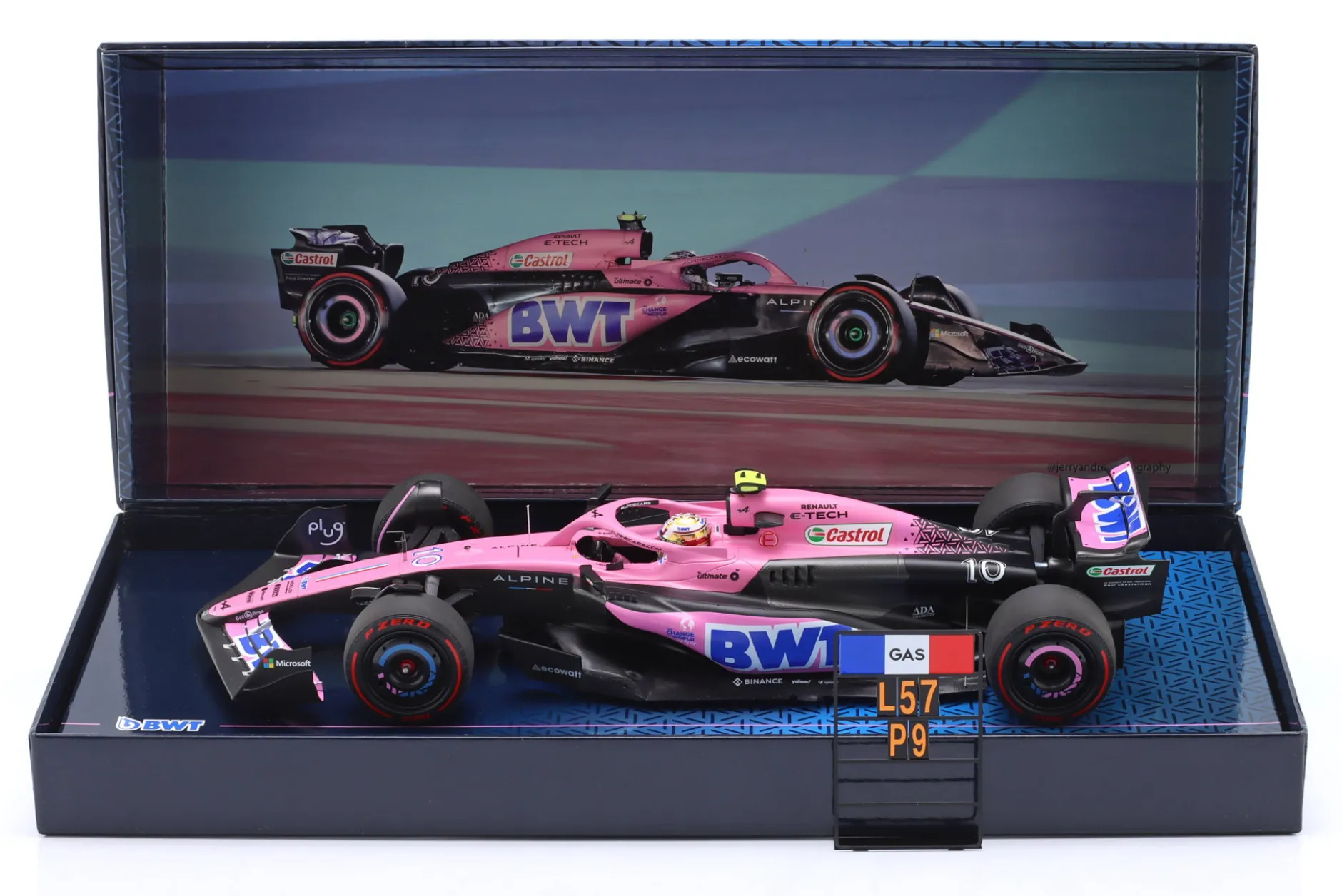 Pierre Gasly Alpine A523 #10 9th Bahrain GP Formel 1 2023 1:18 Minichamps