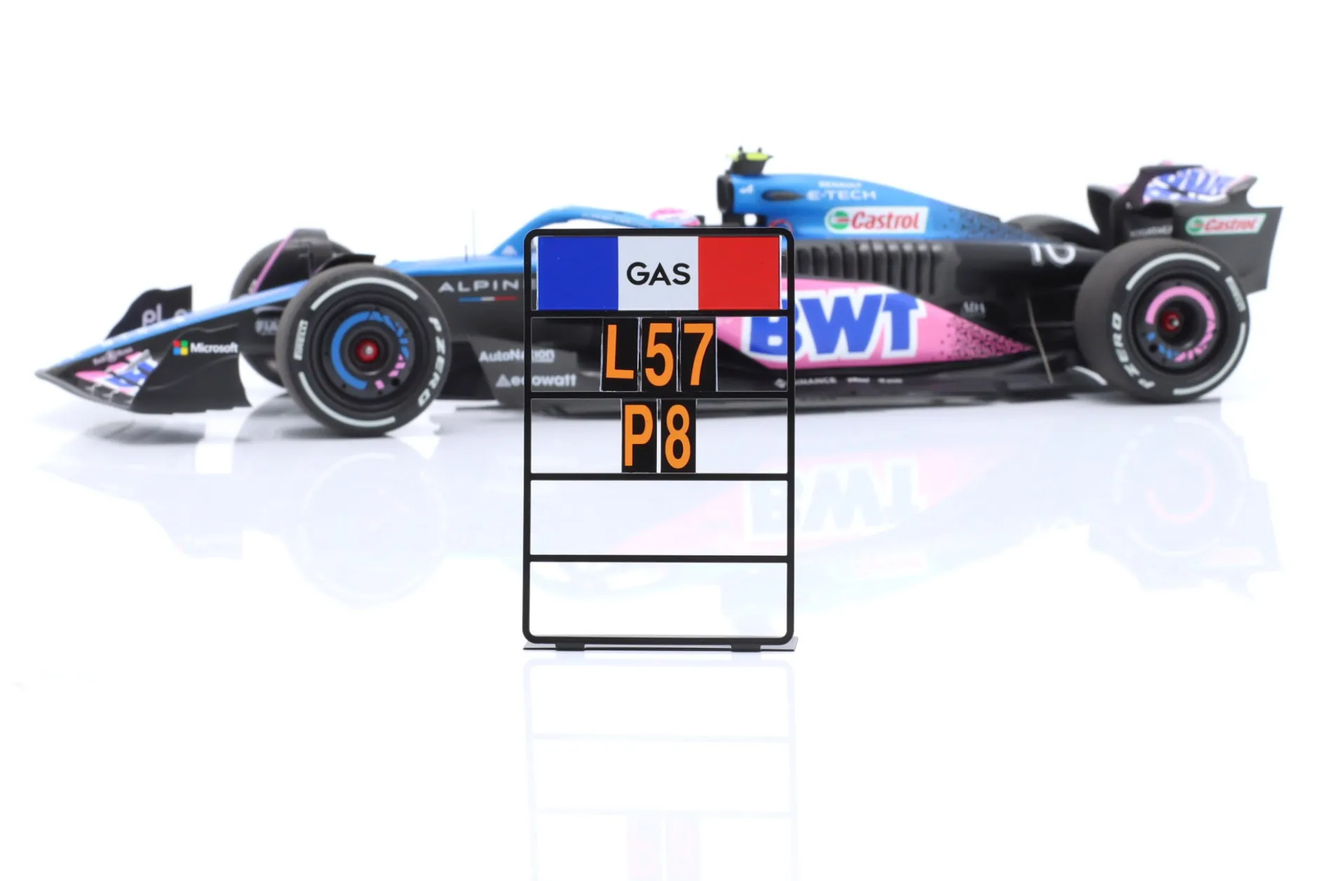 Pierre Gasly Alpine A523 #10 8th Miami GP Formel 1 2023 1:18 Minichamps