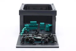 Pit Stop Diorama George Russell #63 Formel 1 2025 1:43 Bburago