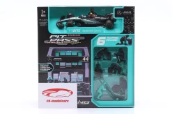 Pit Stop Diorama Lemis Hamilton #44 Formel 1 2024 1:43 Bburago