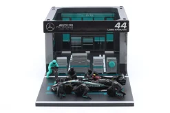 Pit Stop Diorama Lemis Hamilton #44 Formel 1 2024 1:43 Bburago