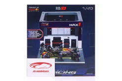 Pit Stop Diorama Max Verstappen #1 Formel 1 2025 1:43 Bburago
