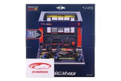 Pit Stop Diorama Max Verstappen #1 Formel 1 Weltmeister 2024 1:43 Bburago
