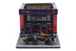 Pit Stop Diorama Sergio Perez #11 Formel 1 2024 1:43 Bburago