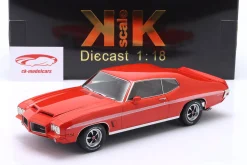 Pontiac LeMans GTO Baujahr 1972 hellrot 1:18 KK-Scale