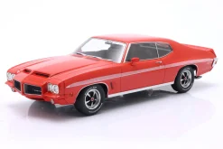 Pontiac LeMans GTO Baujahr 1972 hellrot 1:18 KK-Scale