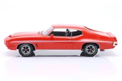 Pontiac LeMans GTO Baujahr 1972 hellrot 1:18 KK-Scale
