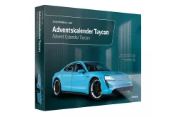 Porsche Adventskalender: Porsche Taycan Turbo S riviera blau 1:24 Franzis