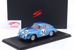 Porsche 356 A #34 24h LeMans 1956 Bourel, Slotine 1:18 Spark