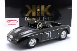 Porsche 356 A Speedster Steve McQueen #71 Baujahr 1955 schwarz 1:12 KK-Scale