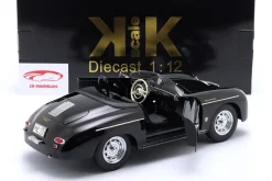 Porsche 356 A Speedster Steve McQueen #71 Baujahr 1955 schwarz 1:12 KK-Scale