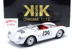 Porsche 550A Spyder #130 James Dean Little Bastard 1956 silber 1:12 KK-Scale