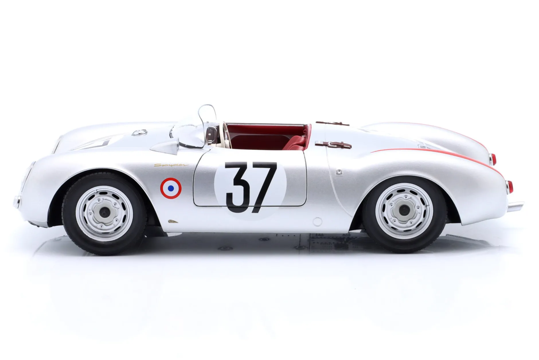 Porsche 550A Spyder #37 4th 24h LeMans 1955 Polensky, von Frankenberg 1:12 KK-Scale