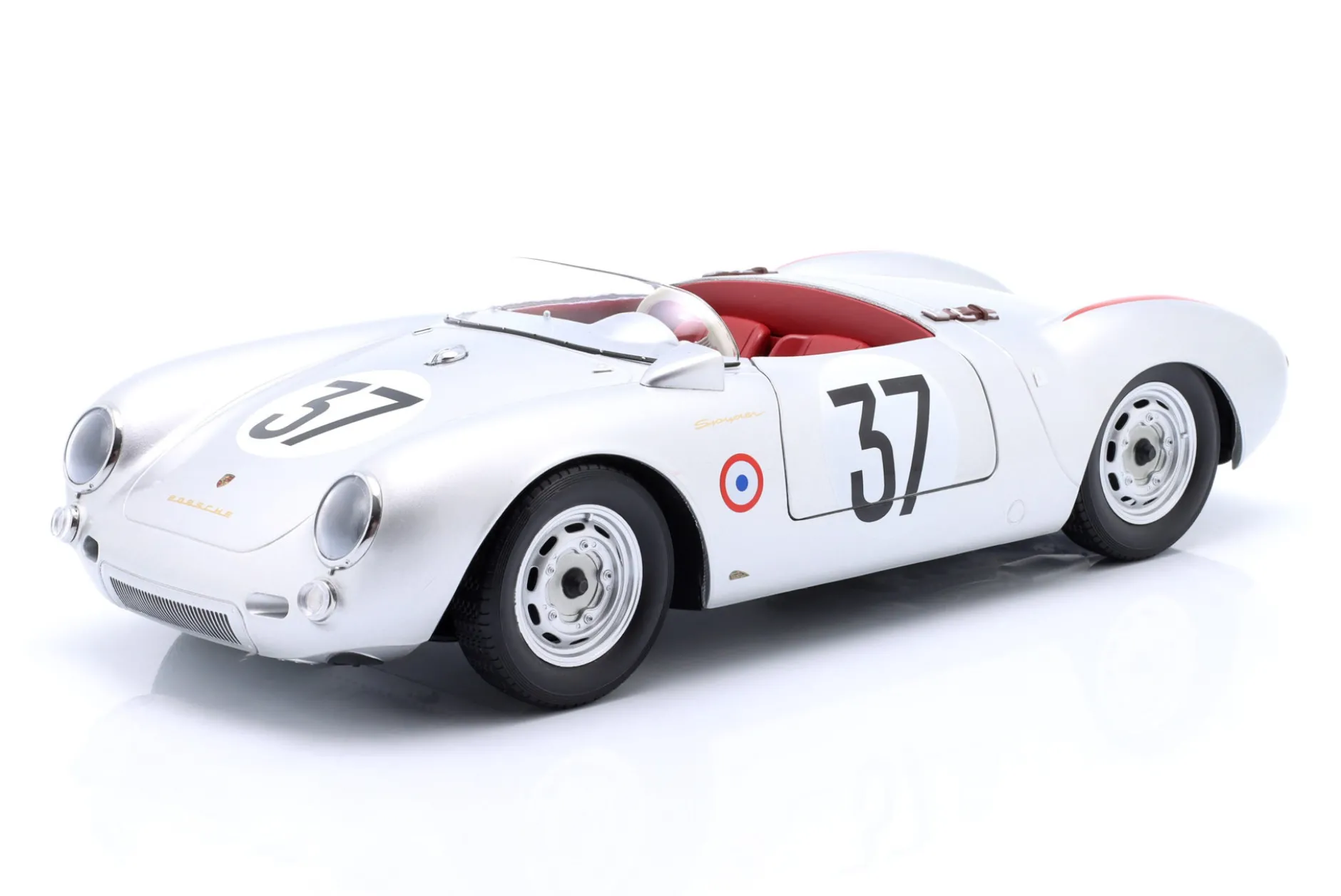 Porsche 550A Spyder #37 4th 24h LeMans 1955 Polensky, von Frankenberg 1:12 KK-Scale