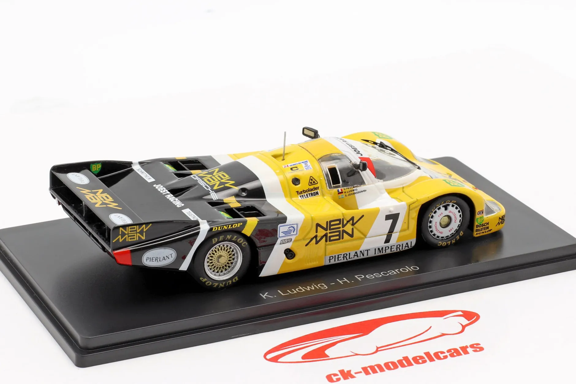 Porsche 956B #7 Sieger 24h LeMans 1984 Pescarolo, Ludwig 1:43 Spark