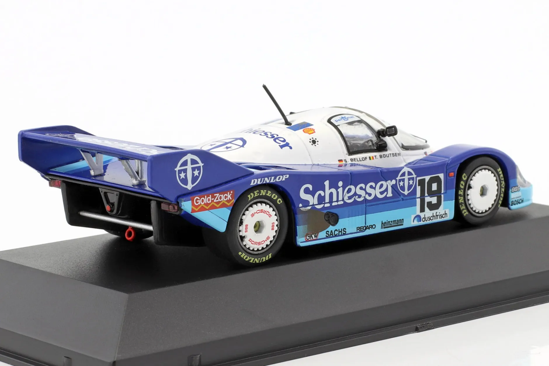 Porsche 956B Team Brun #19 1000km Hockenheim 1985 Bellof, Boutsen 1:43 CMR