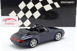 Porsche 911 (993) Cabriolet Baujahr 1994 irisblau metallic 1:18 Minichamps