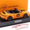 Porsche 911 (992.2) Cabriolet Spirit 70 Baujahr 2025 signalorange 1:43 Spark