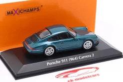 Porsche 911 (964) Carrera 2 Baujahr 1989 türkis metallic 1:43 Minichamps