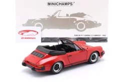 Porsche 911 Carrera Cabriolet 3.2 Baujahr 1983 rot 1:18 Minichamps