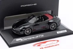 Porsche 911 (992.2) Carrera GTS Cabriolet 2024 schwarz 1:43 Minichamps