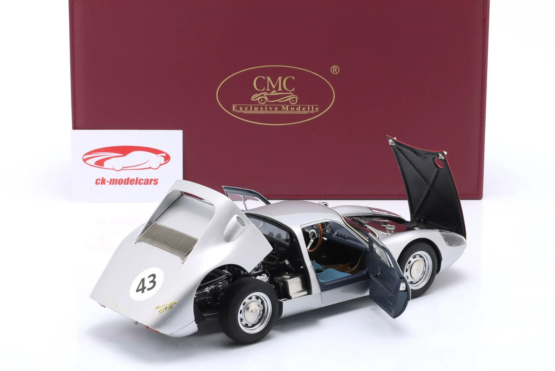 Porsche 904 Carrera GTS #43 500km Spa 1964 Leon Dernier 1:18 CMC